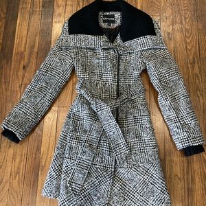 XS Express plaid coat EUC